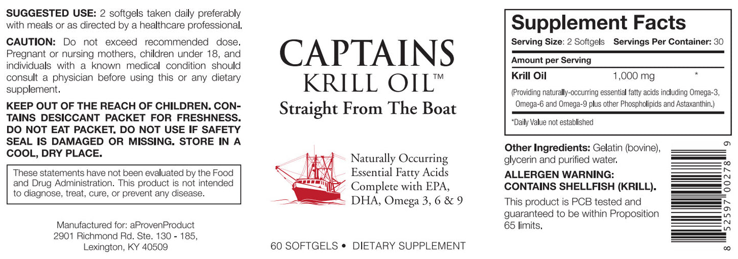 Captains Natural Krill Oil